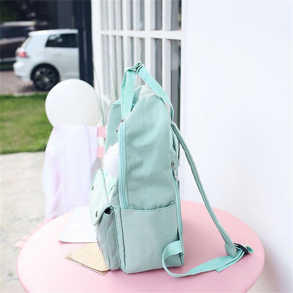 backpack women Large Capacity Solid Color Waterproof Nylon Casual Backpack School Bag backpack women Large Capacity Solid Color Waterproof Nylon Casual Backpack School Bag
