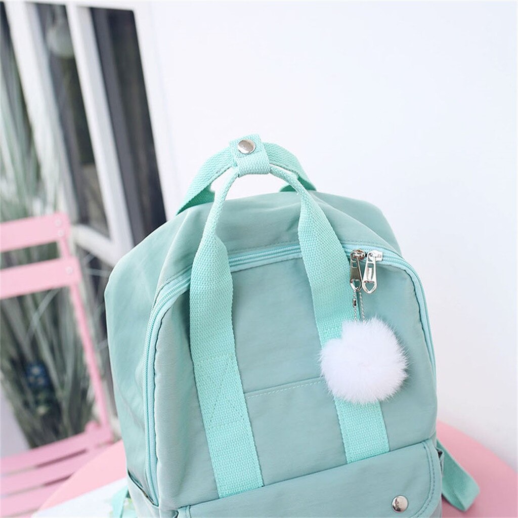 backpack women Large Capacity Solid Color Waterproof Nylon Casual Backpack School Bag backpack women Large Capacity Solid Color Waterproof Nylon Casual Backpack School Bag