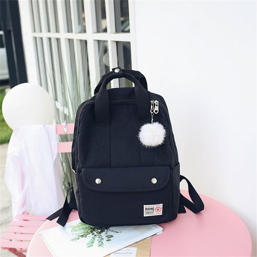 backpack women Large Capacity Solid Color Waterproof Nylon Casual Backpack School Bag backpack women Large Capacity Solid Color Waterproof Nylon Casual Backpack School Bag