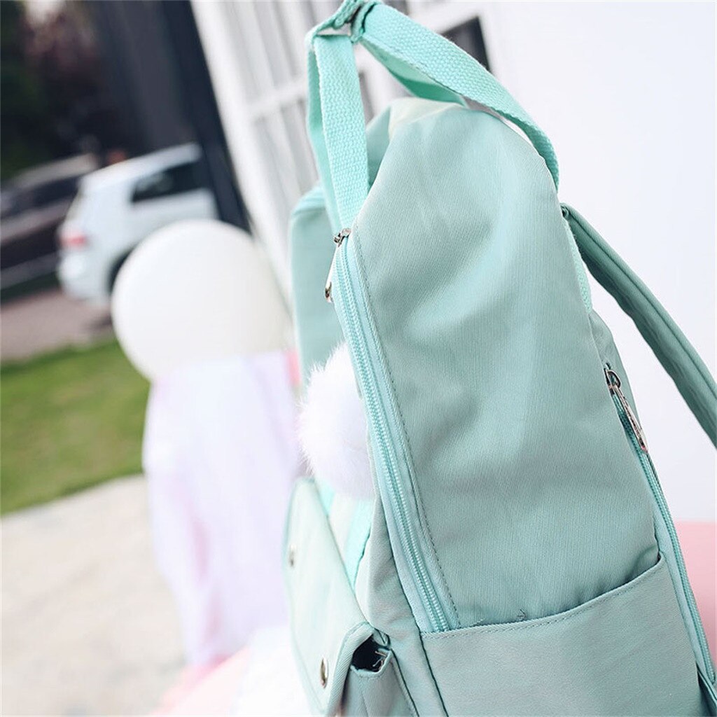 backpack women Large Capacity Solid Color Waterproof Nylon Casual Backpack School Bag backpack women Large Capacity Solid Color Waterproof Nylon Casual Backpack School Bag