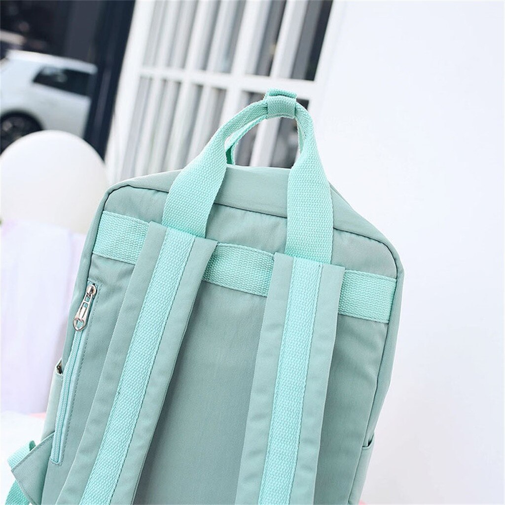 backpack women Large Capacity Solid Color Waterproof Nylon Casual Backpack School Bag backpack women Large Capacity Solid Color Waterproof Nylon Casual Backpack School Bag