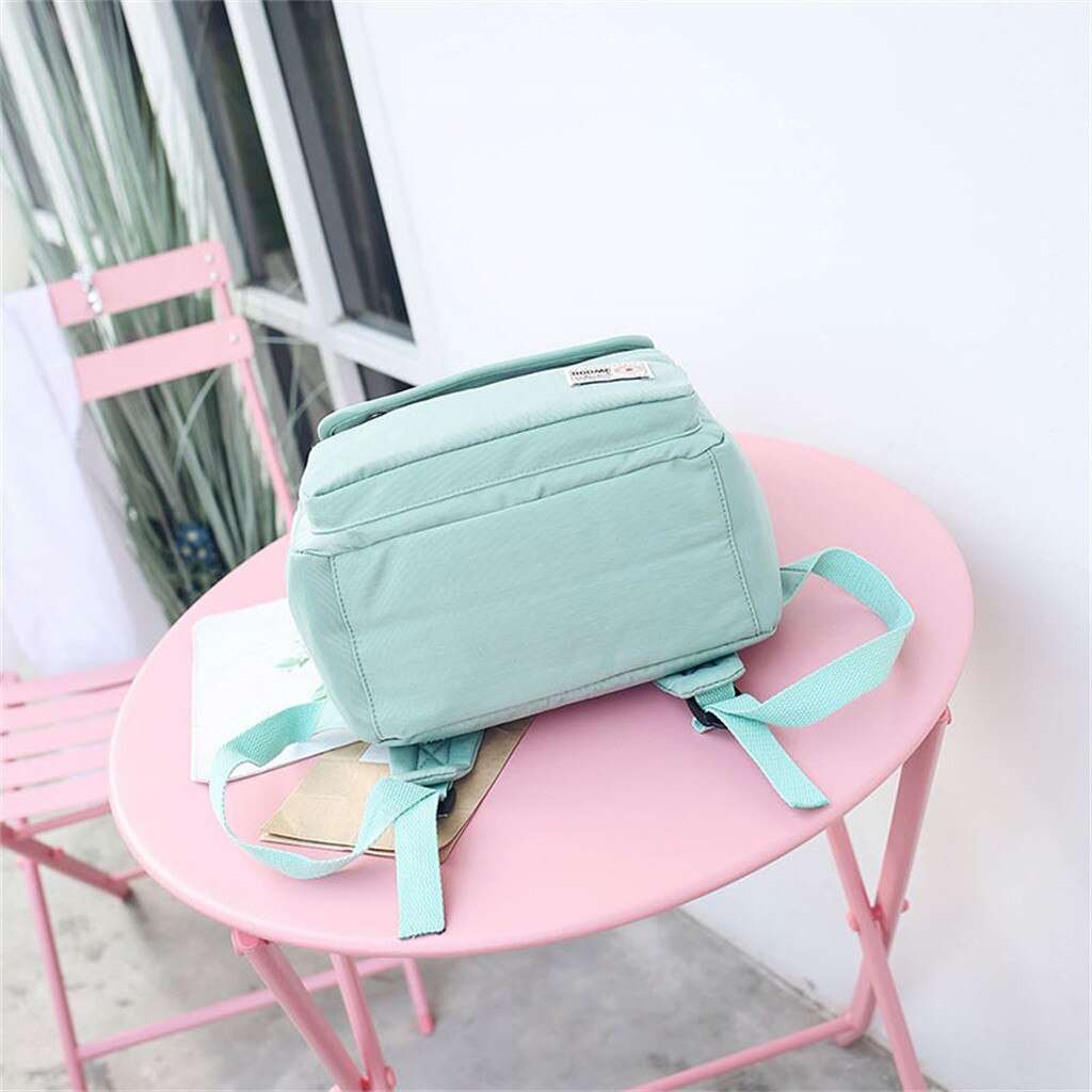backpack women Large Capacity Solid Color Waterproof Nylon Casual Backpack School Bag backpack women Large Capacity Solid Color Waterproof Nylon Casual Backpack School Bag