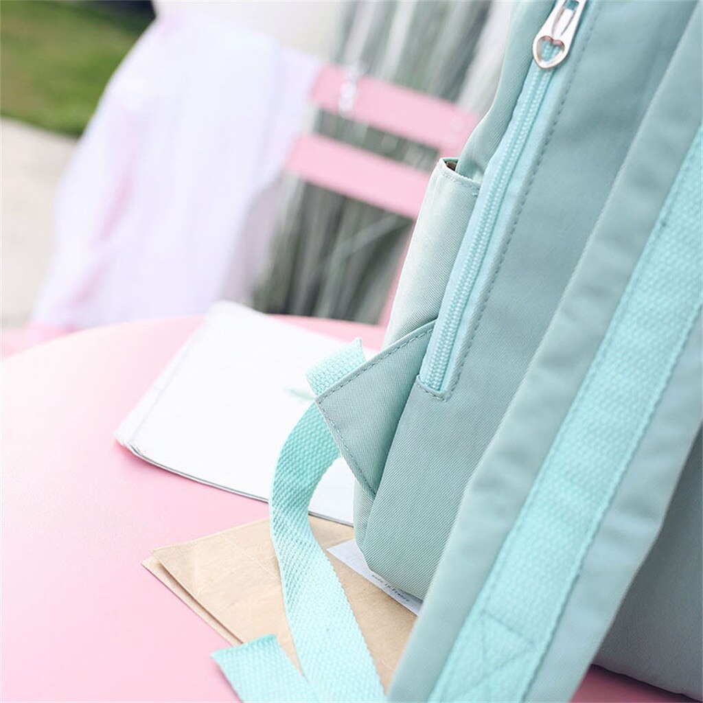 backpack women Large Capacity Solid Color Waterproof Nylon Casual Backpack School Bag backpack women Large Capacity Solid Color Waterproof Nylon Casual Backpack School Bag
