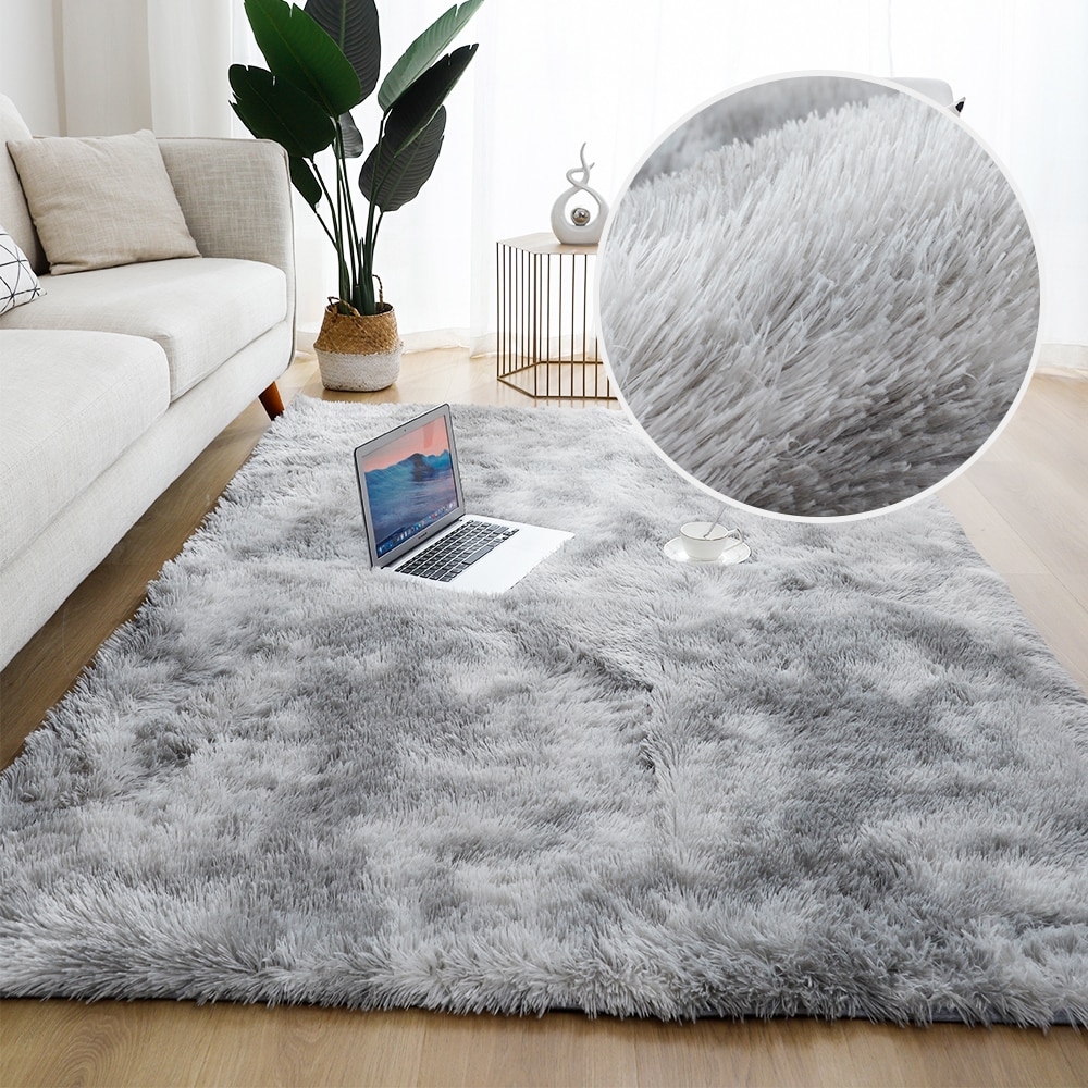 Plush Carpet for Living Room Fluffy Rug Thick Bed Room Carpets Anti-slip Floor Plush Carpet for Living Room Fluffy Rug Thick Bed Room Carpets Anti-slip Floor