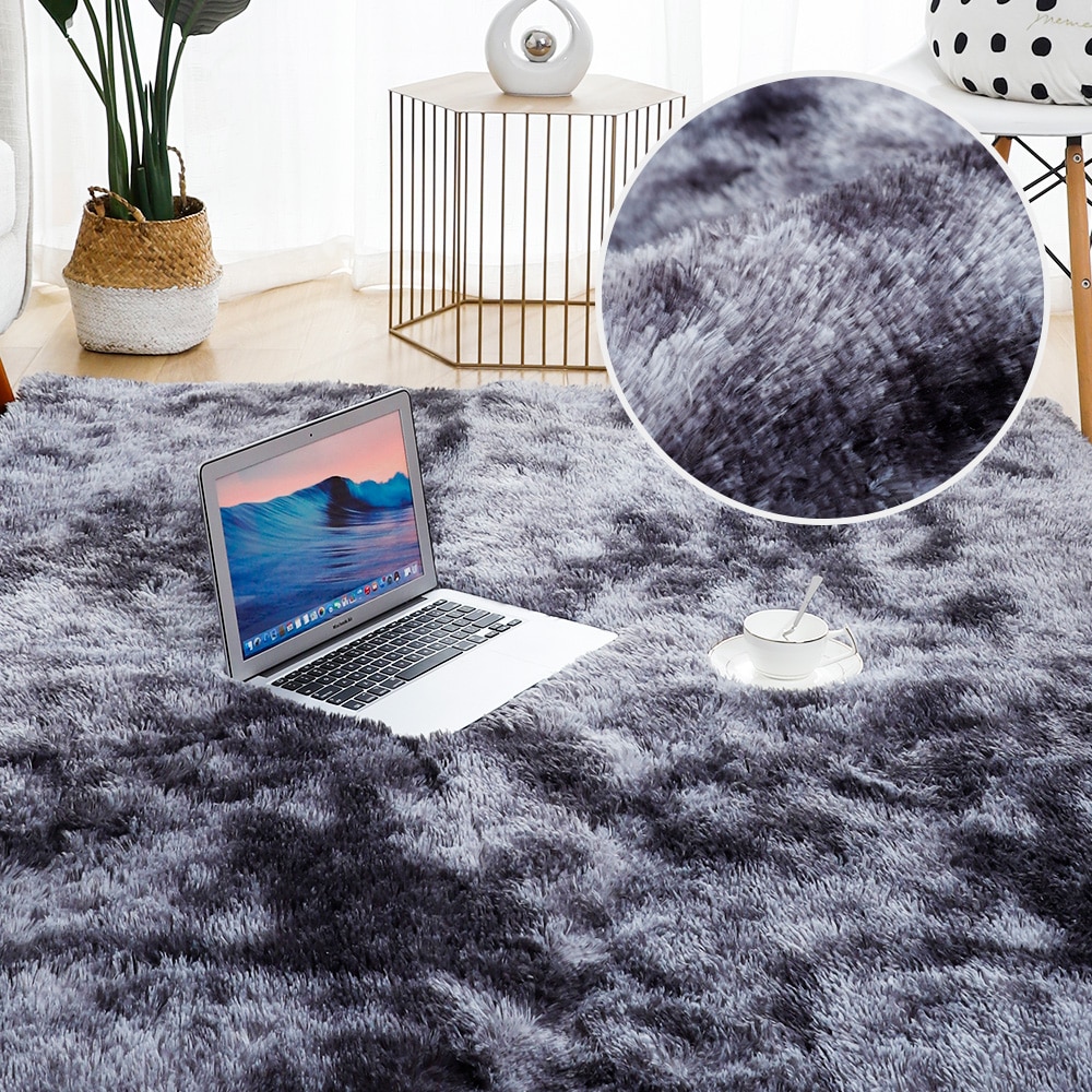 Plush Carpet for Living Room Fluffy Rug Thick Bed Room Carpets Anti-slip Floor Plush Carpet for Living Room Fluffy Rug Thick Bed Room Carpets Anti-slip Floor