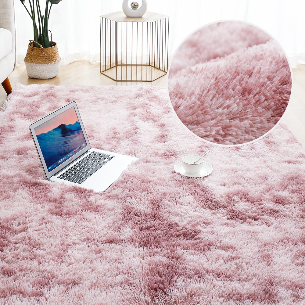 Plush Carpet for Living Room Fluffy Rug Thick Bed Room Carpets Anti-slip Floor Plush Carpet for Living Room Fluffy Rug Thick Bed Room Carpets Anti-slip Floor