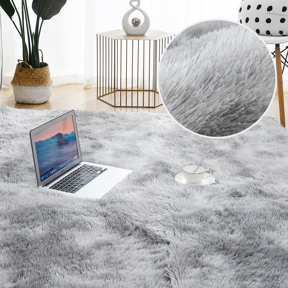 Plush Carpet for Living Room Fluffy Rug Thick Bed Room Carpets Anti-slip Floor Plush Carpet for Living Room Fluffy Rug Thick Bed Room Carpets Anti-slip Floor