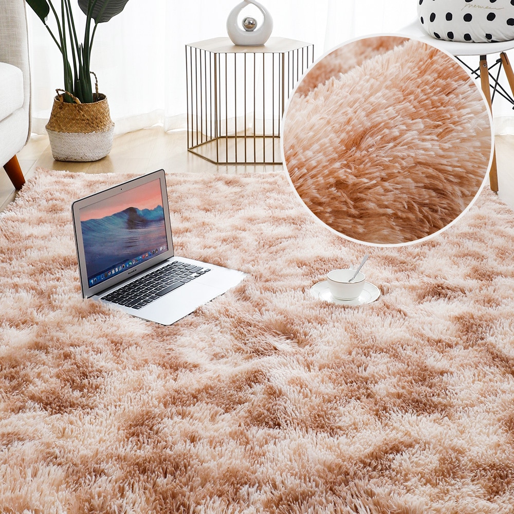 Plush Carpet for Living Room Fluffy Rug Thick Bed Room Carpets Anti-slip Floor Plush Carpet for Living Room Fluffy Rug Thick Bed Room Carpets Anti-slip Floor