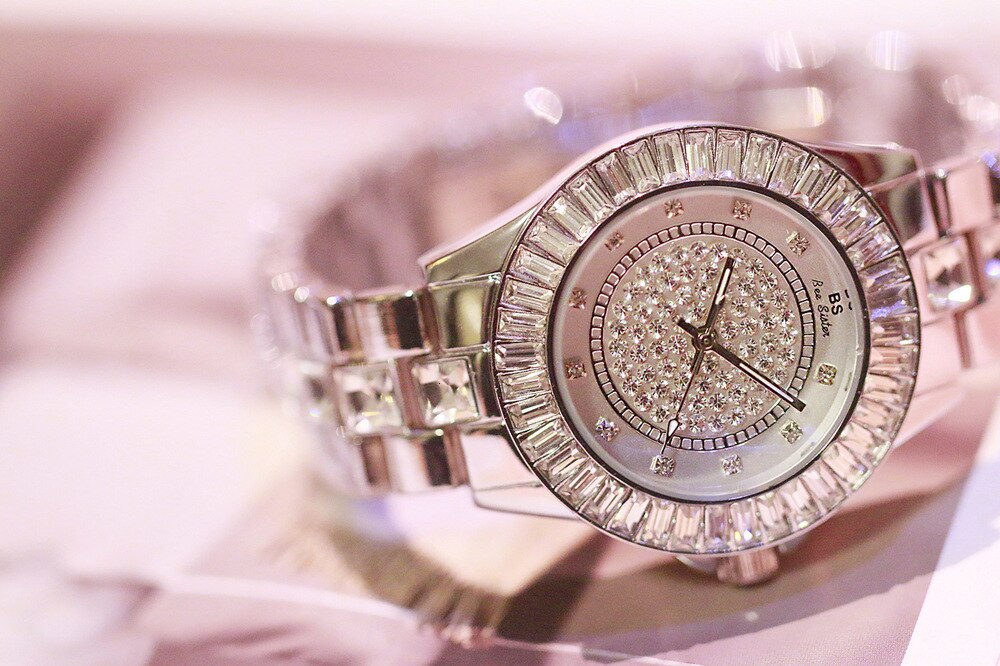 Fashion Watch For Ladies Quartz Watch Diamond Crystal Luxury Women Rhinestone Watches Fashion Watch For Ladies Quartz Watch Diamond Crystal Luxury Women Rhinestone Watches