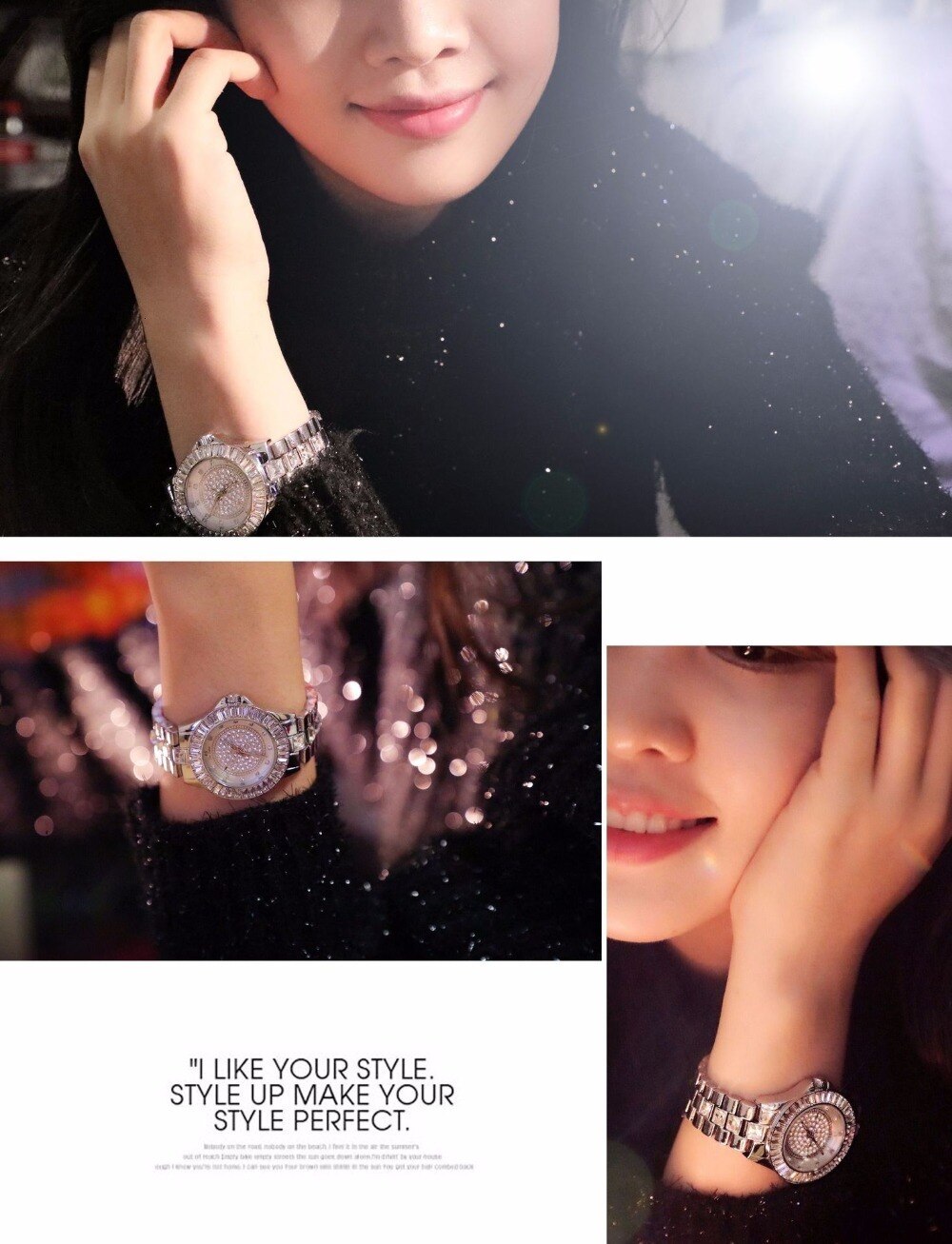 Fashion Watch For Ladies Quartz Watch Diamond Crystal Luxury Women Rhinestone Watches Fashion Watch For Ladies Quartz Watch Diamond Crystal Luxury Women Rhinestone Watches
