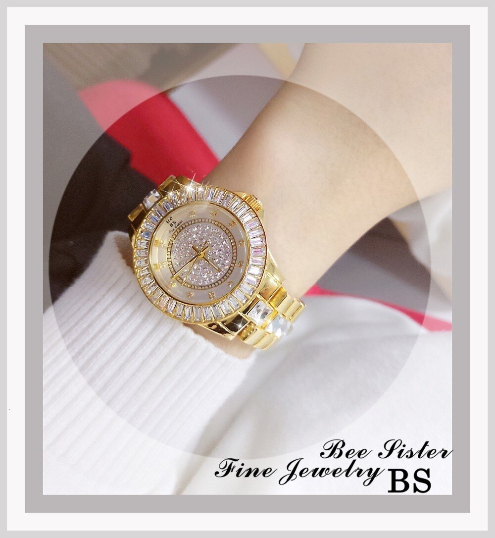 Fashion Watch For Ladies Quartz Watch Diamond Crystal Luxury Women Rhinestone Watches Fashion Watch For Ladies Quartz Watch Diamond Crystal Luxury Women Rhinestone Watches