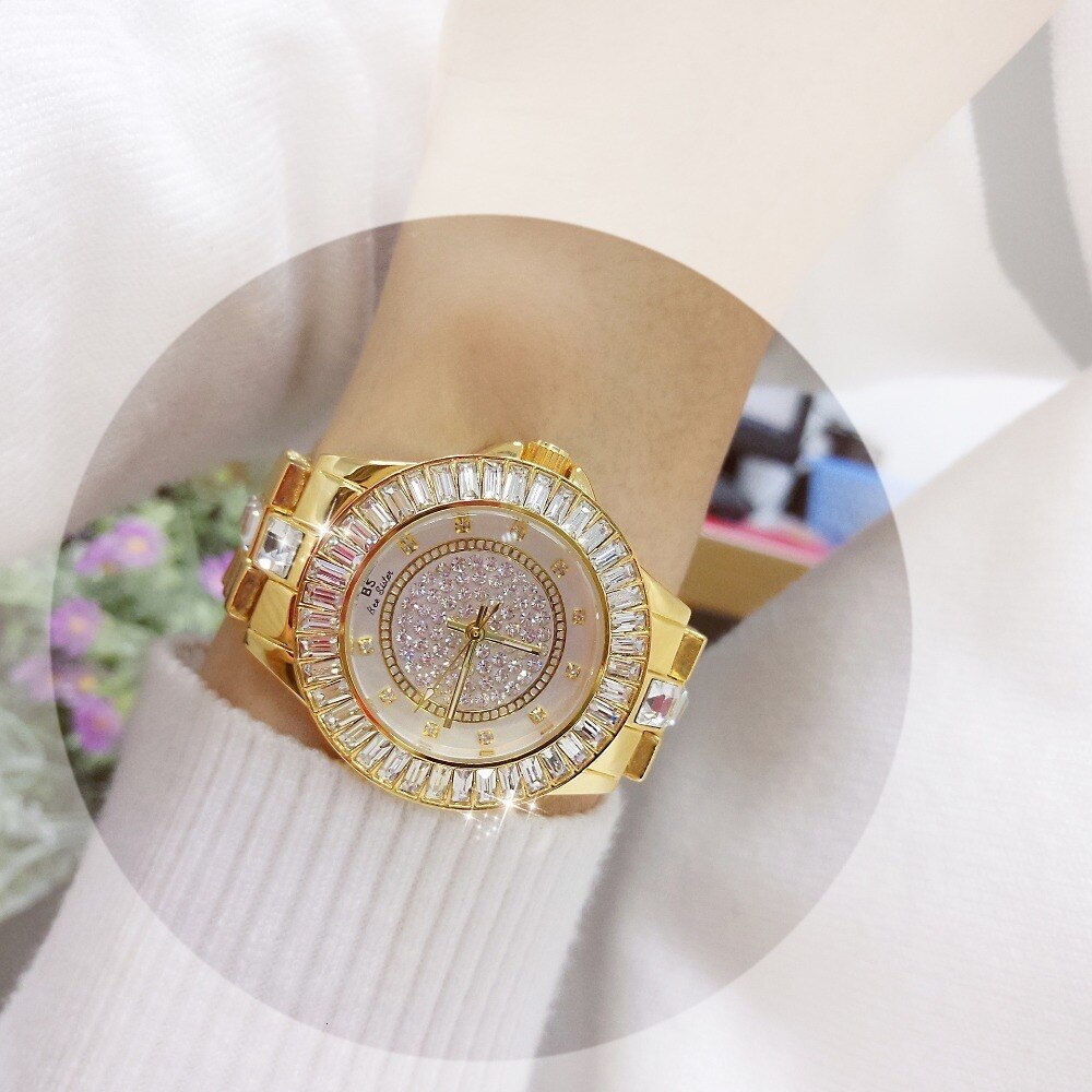 Fashion Watch For Ladies Quartz Watch Diamond Crystal Luxury Women Rhinestone Watches Fashion Watch For Ladies Quartz Watch Diamond Crystal Luxury Women Rhinestone Watches