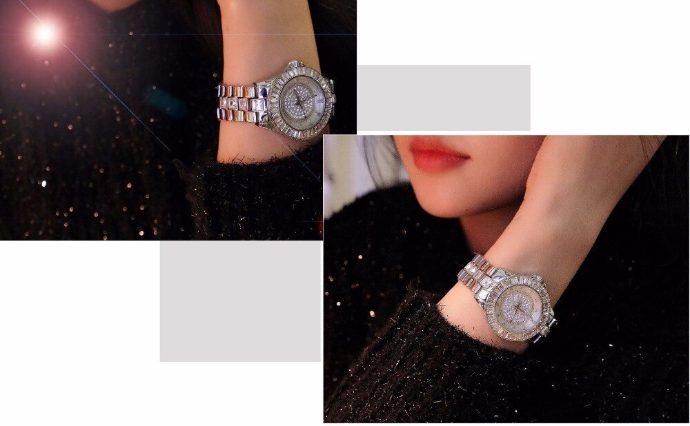 Fashion Watch For Ladies Quartz Watch Diamond Crystal Luxury Women Rhinestone Watches Fashion Watch For Ladies Quartz Watch Diamond Crystal Luxury Women Rhinestone Watches