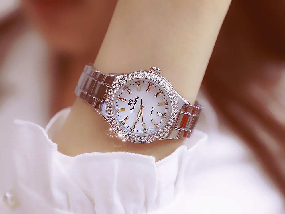 Luxury Brand Lady Crystal Watch Women Dress Watch Diamond Fashion Rose Gold Luxury Brand Lady Crystal Watch Women Dress Watch Diamond Fashion Rose Gold