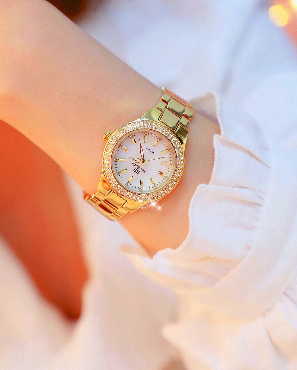 Luxury Brand Lady Crystal Watch Women Dress Watch Diamond Fashion Rose Gold Luxury Brand Lady Crystal Watch Women Dress Watch Diamond Fashion Rose Gold