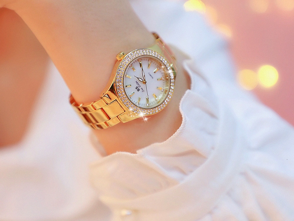 Luxury Brand Lady Crystal Watch Women Dress Watch Diamond Fashion Rose Gold Luxury Brand Lady Crystal Watch Women Dress Watch Diamond Fashion Rose Gold