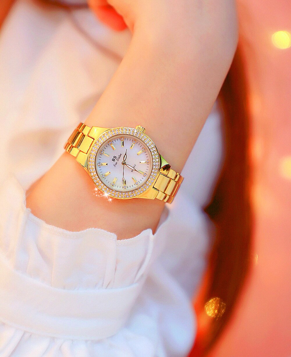 Luxury Brand Lady Crystal Watch Women Dress Watch Diamond Fashion Rose Gold Luxury Brand Lady Crystal Watch Women Dress Watch Diamond Fashion Rose Gold