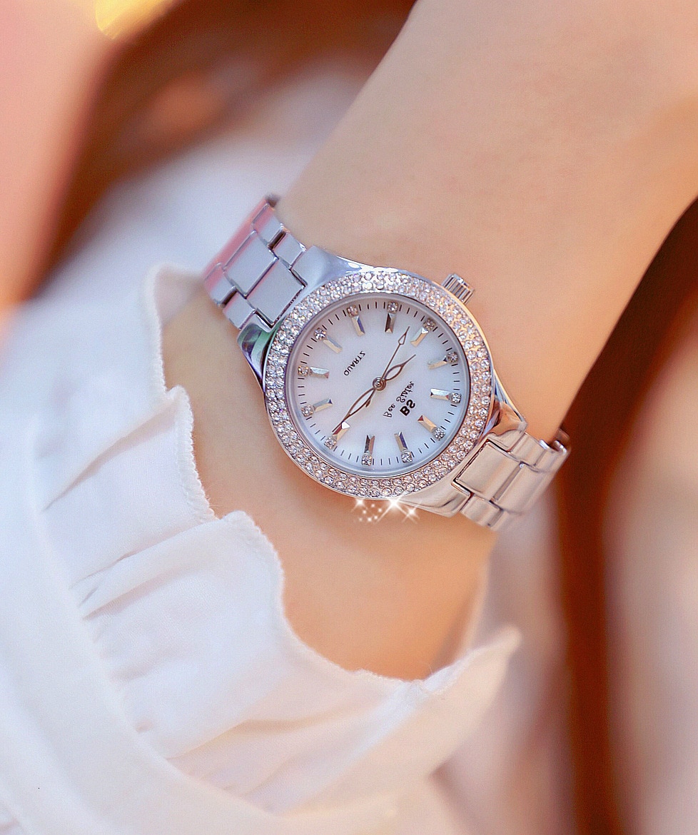 Luxury Brand Lady Crystal Watch Women Dress Watch Diamond Fashion Rose Gold Luxury Brand Lady Crystal Watch Women Dress Watch Diamond Fashion Rose Gold