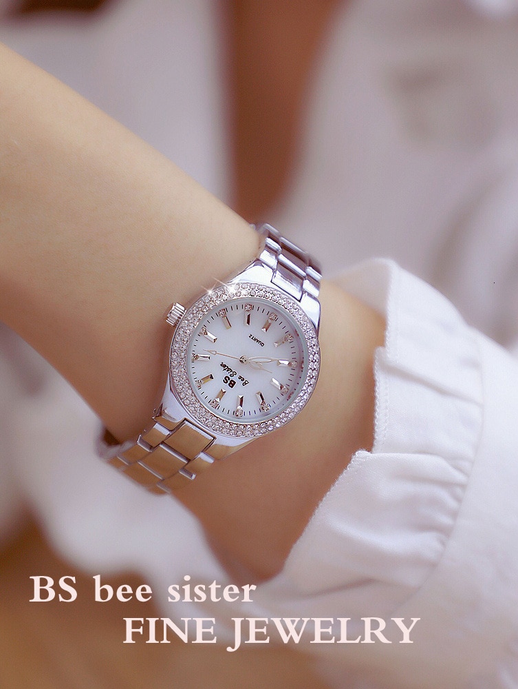 Luxury Brand Lady Crystal Watch Women Dress Watch Diamond Fashion Rose Gold Luxury Brand Lady Crystal Watch Women Dress Watch Diamond Fashion Rose Gold